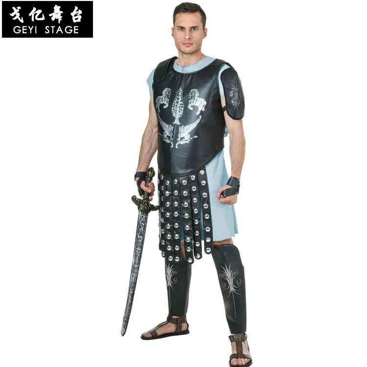 Cosplay Halloween warrior costume film costume brave heart men's Gladiator Costume