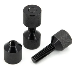 Juego de pasadores de dos agujeros de aluminio, pasador de alineación de brida firme, juego de pasadores de arreglo de brida práctica, 1-1/8 pulgadas
