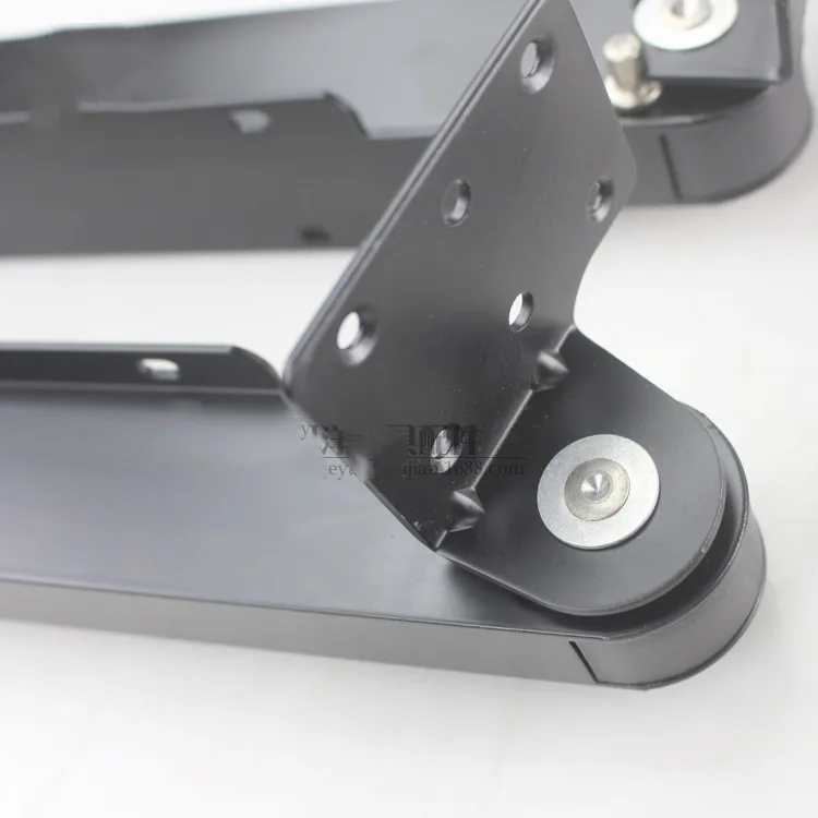 Acessórios de ferragem de mesa dobrável multifuncional retrátil mesa de jantar mesa lateral armário de vinho guia escondido trilho invisível c