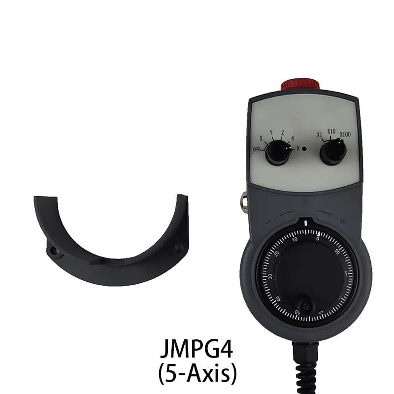 CNC 4/5/6-axis MPG Pendant Handwheel Manual Pulse Generator with Emergency Stop For SIEMENS MITSUBISHI FANUC System