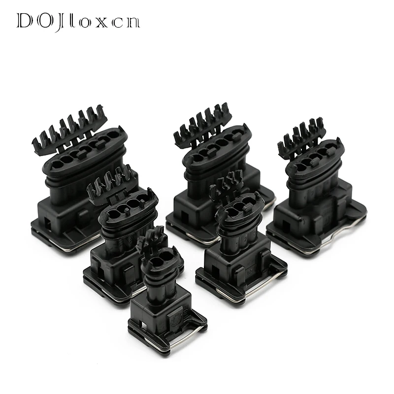 1/5/10/20/50 Set 2 3 4 5 6 7 Pin AMP Waterproof Fuel Lnjector Connector 282189-1 282192-1 EV1 Junior Power Timer JPT Jetronic Ki