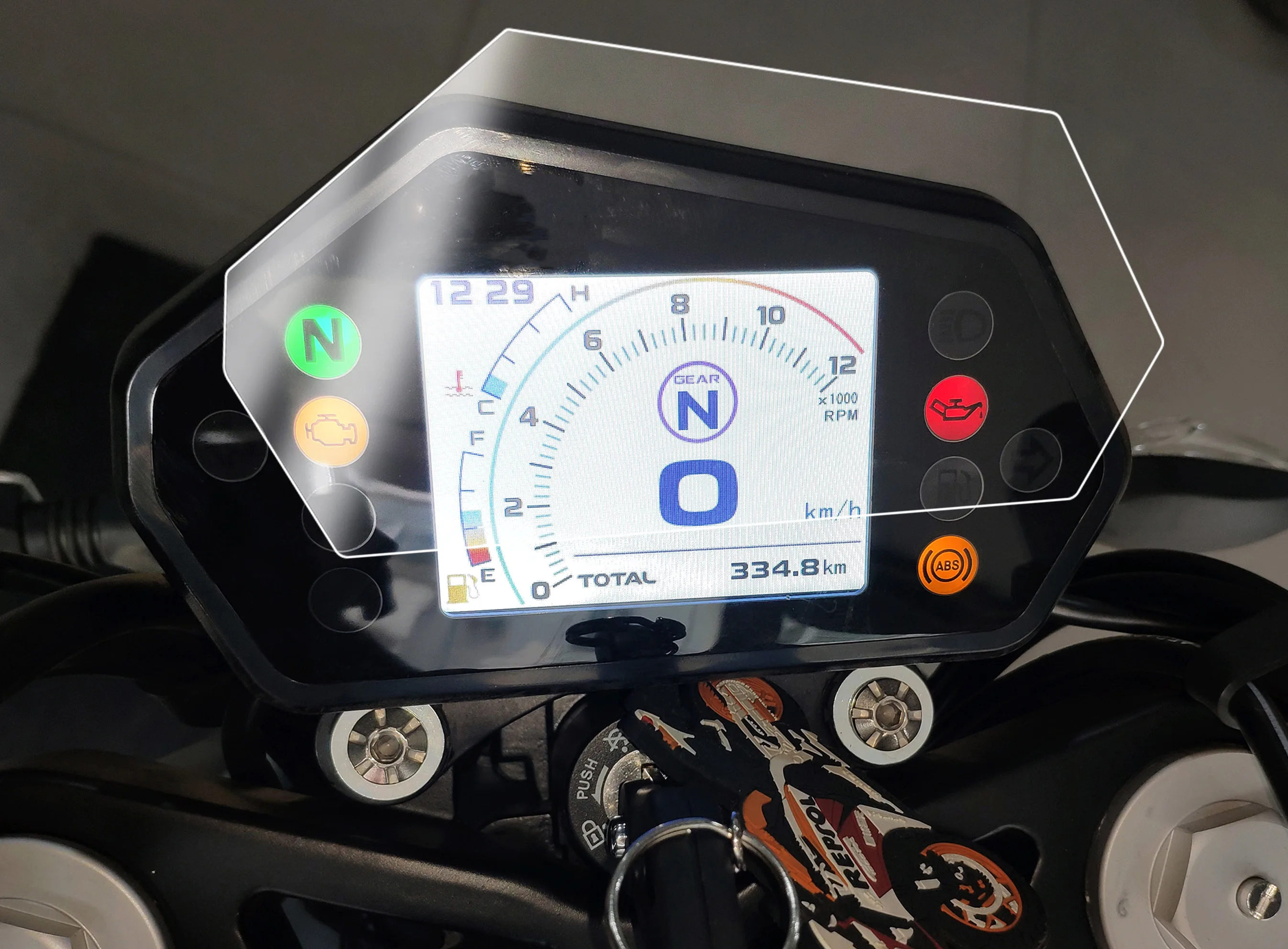 Motorcycle TPU Instrument Speedometer Protection Film Cluster Scratch Protection Film For Benelli BN302S bn302s