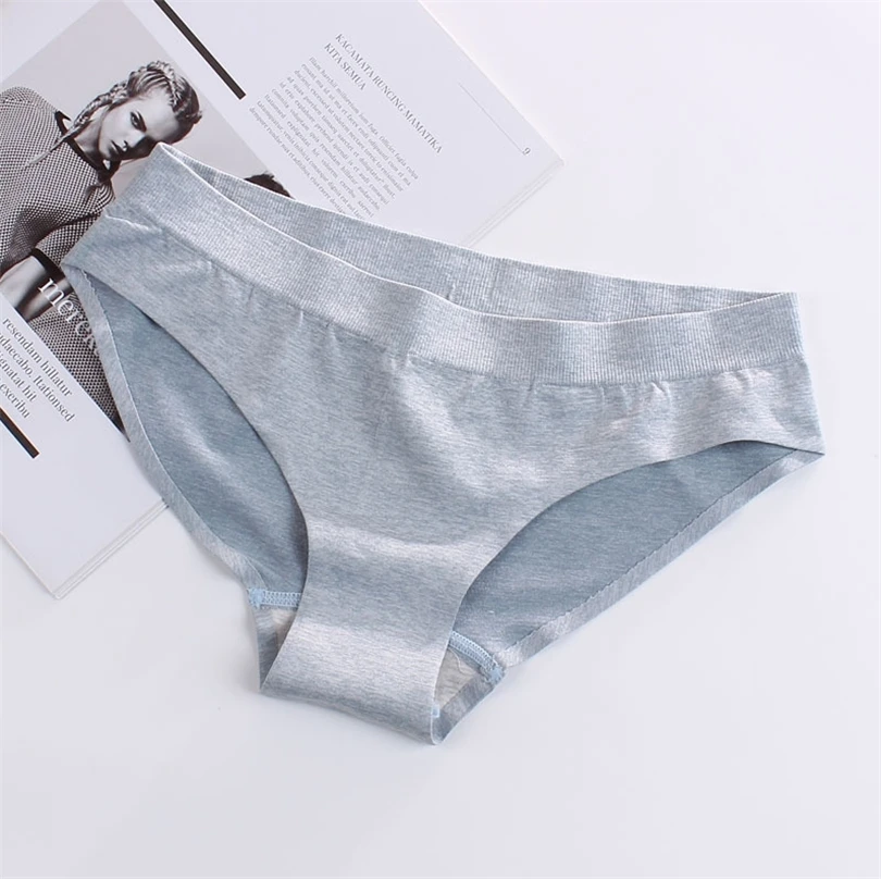 Bragas japonesas Sexy ladies panties one-piece seamless cotton ice silk underwear female sense close-fitting ladies briefs