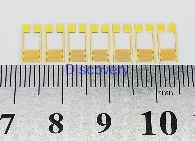 50 Micron Flexible Interdigital Electrode PET Capacitance Array Gas Humidity Medical Sensor Chip IDE