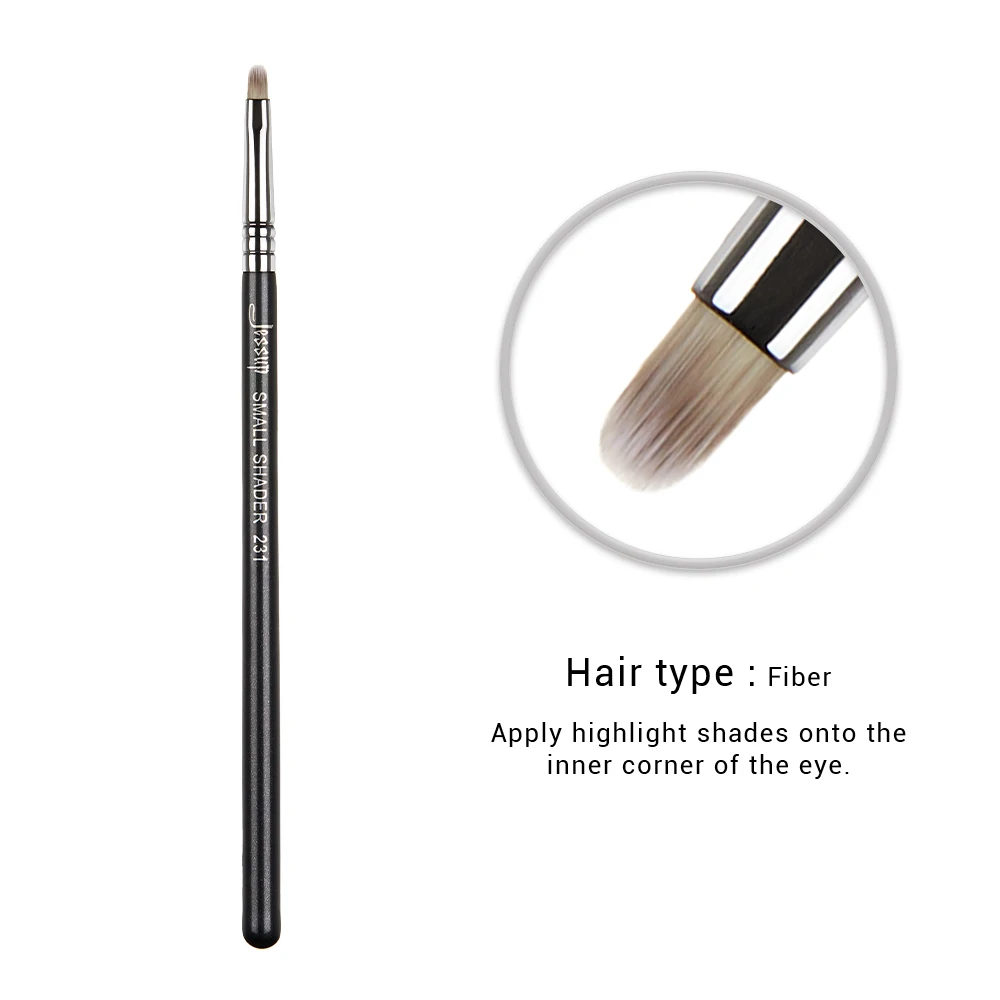 Jessup Eye Single Makeup Brush Small Shader 1pc High Quality Fibre Hair Inner Conner Cosmetic Tool Professional Beginner  231