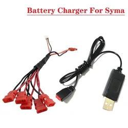 Battery Charger For SYMA X5HW X5A-1 X5HC X5UW X5UC X21 X21W X26 RC Quadcopter Spare Parts Accessories USB Connectors Wiring