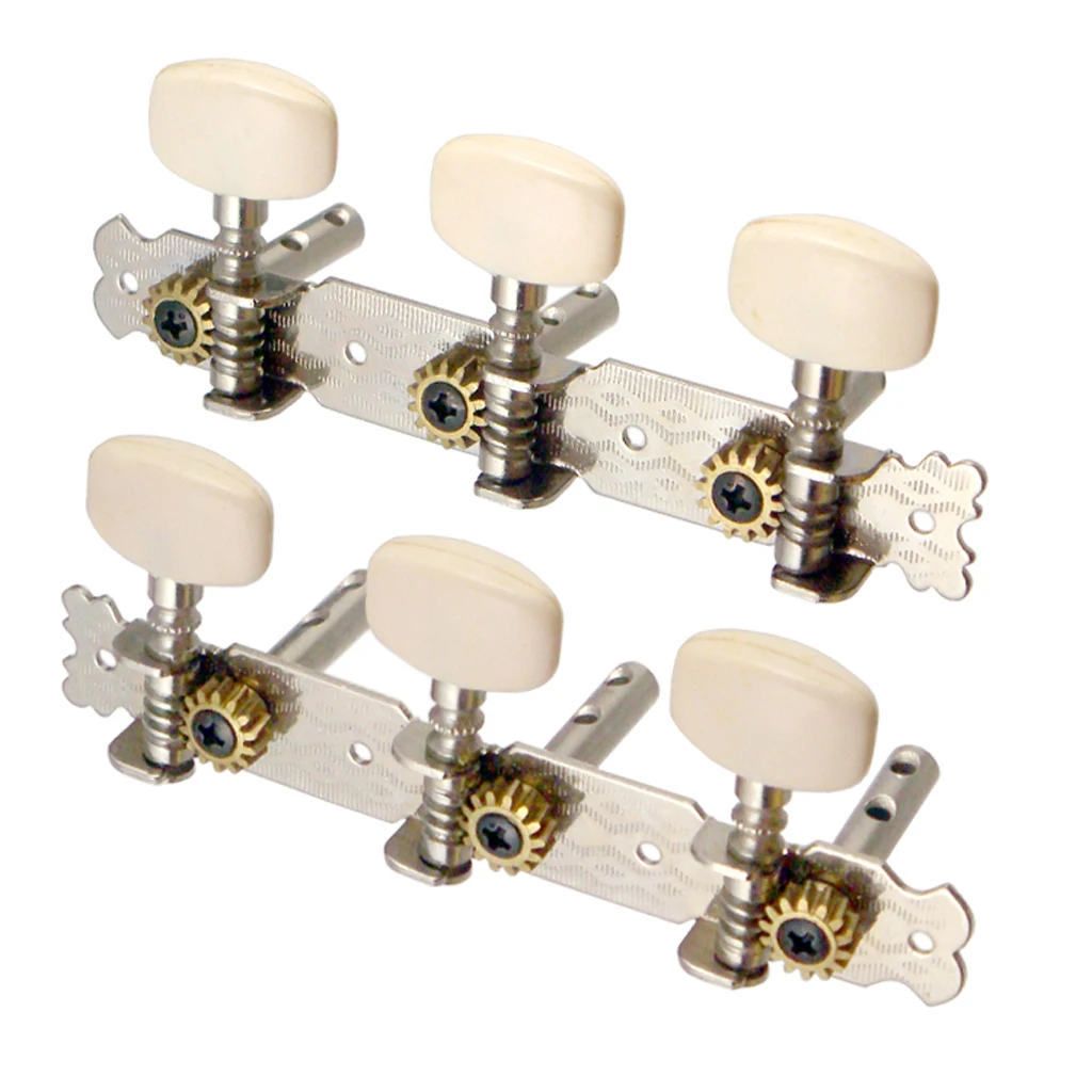 2 Pack Acoustic Guitar String Tuning Pegs Keys Tuners for Guitar Parts Accessories