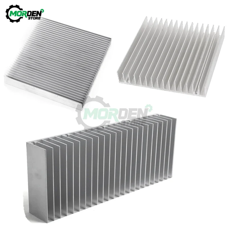 100x100x18mm 60x150x25mm 90x90x15mm Aluminum Heatsink Heat Sink Cooler Radiator Cooling Solid Relay