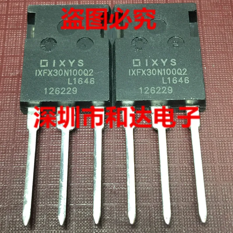 

IXFX30N100Q2 TO-247 1000V 30A