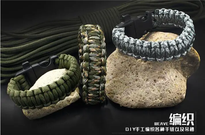 31M Paracord 550 Quân Ngụy Trang Chuyên Cơ Loại 9 Lõi Dây Phát Sáng Trong Bóng Tối 2Mm Dây Sinh Tồn 4mm Dây Dù Phơi Quần