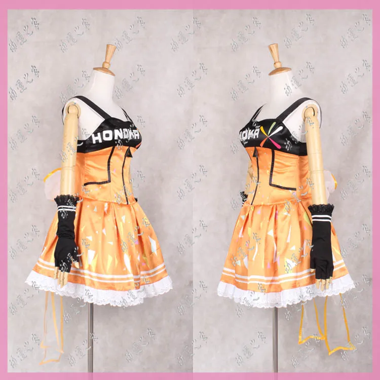 Love Live School Idol Project Cyber Video Games Kousaka Honoka Girls Dress Party Skirt Halloween Christmas Cosplay Costumes