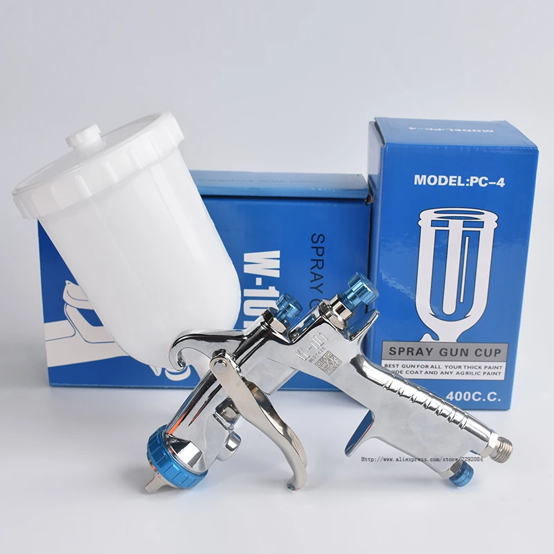 HVLP SPRAY GUN W-101 Air Spray Gun Car Paint Gun manual spray gun, 1.0/1.3/1.5/1.8mm, Japan quality paint sprayer