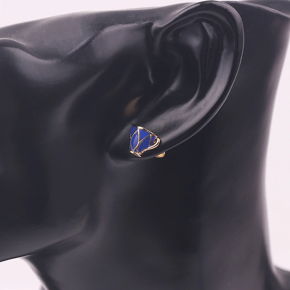 Grape Mini Asymmetrical Handmade Enamel Glaze Stud Earrings Blue Teapot Teacup Earrings Cup Needle Stud Earrings