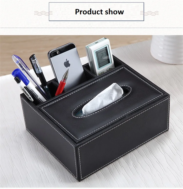 Multifunctional Remote Control Storage Box, Household European Creative Living Room Coffee Table Napkin Pumping Box