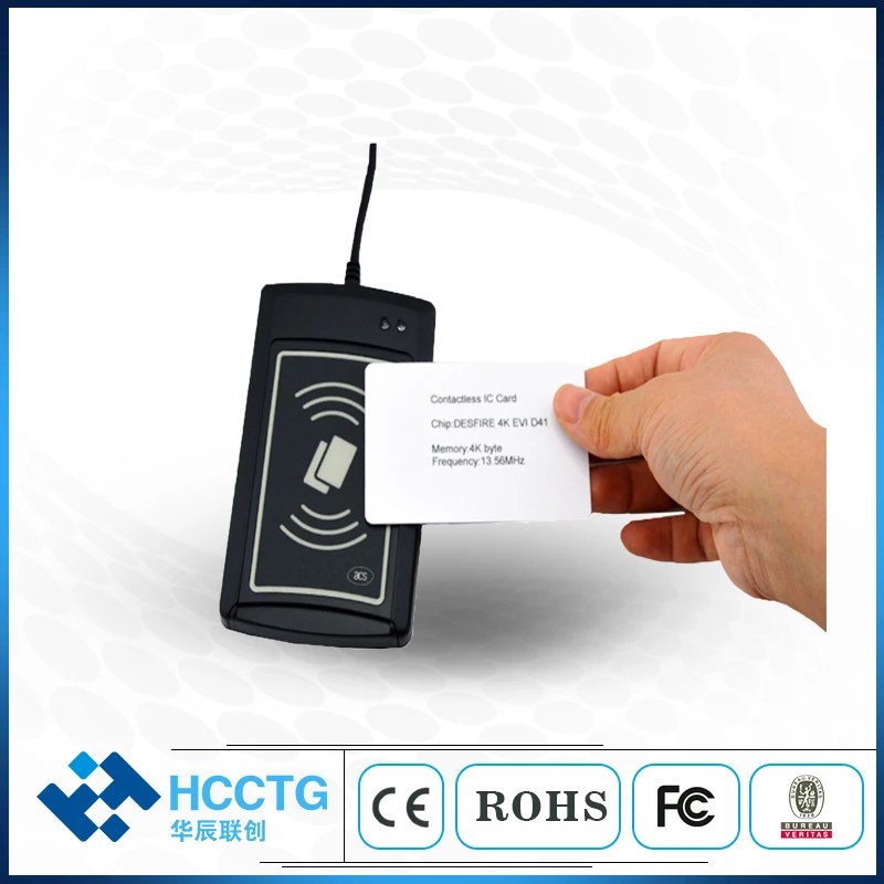 

Small Cost-effective RS232 contactless smart card reader writer ACR1281S-C8