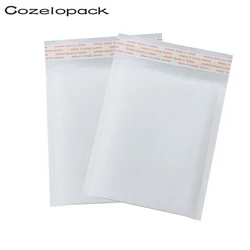 #0 6x10 polegadas 180x235mm branco papel kraft bolha envelopes sacos acolchoados correio envio envelope com bolha saco 10 pces