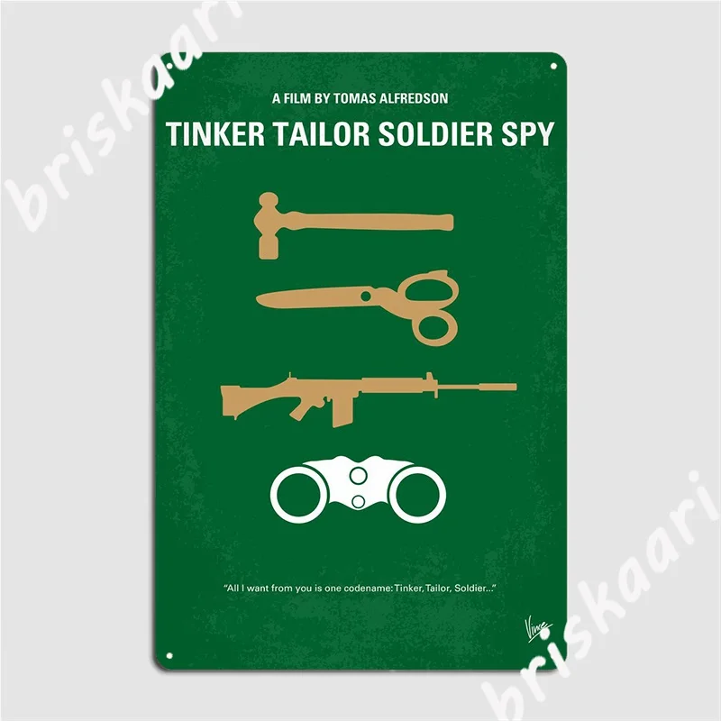 Металлическая подвеска Tinker портновские солдаты шпионские подвески для клувечерние искусственное украшение для гаража оловянные подвески