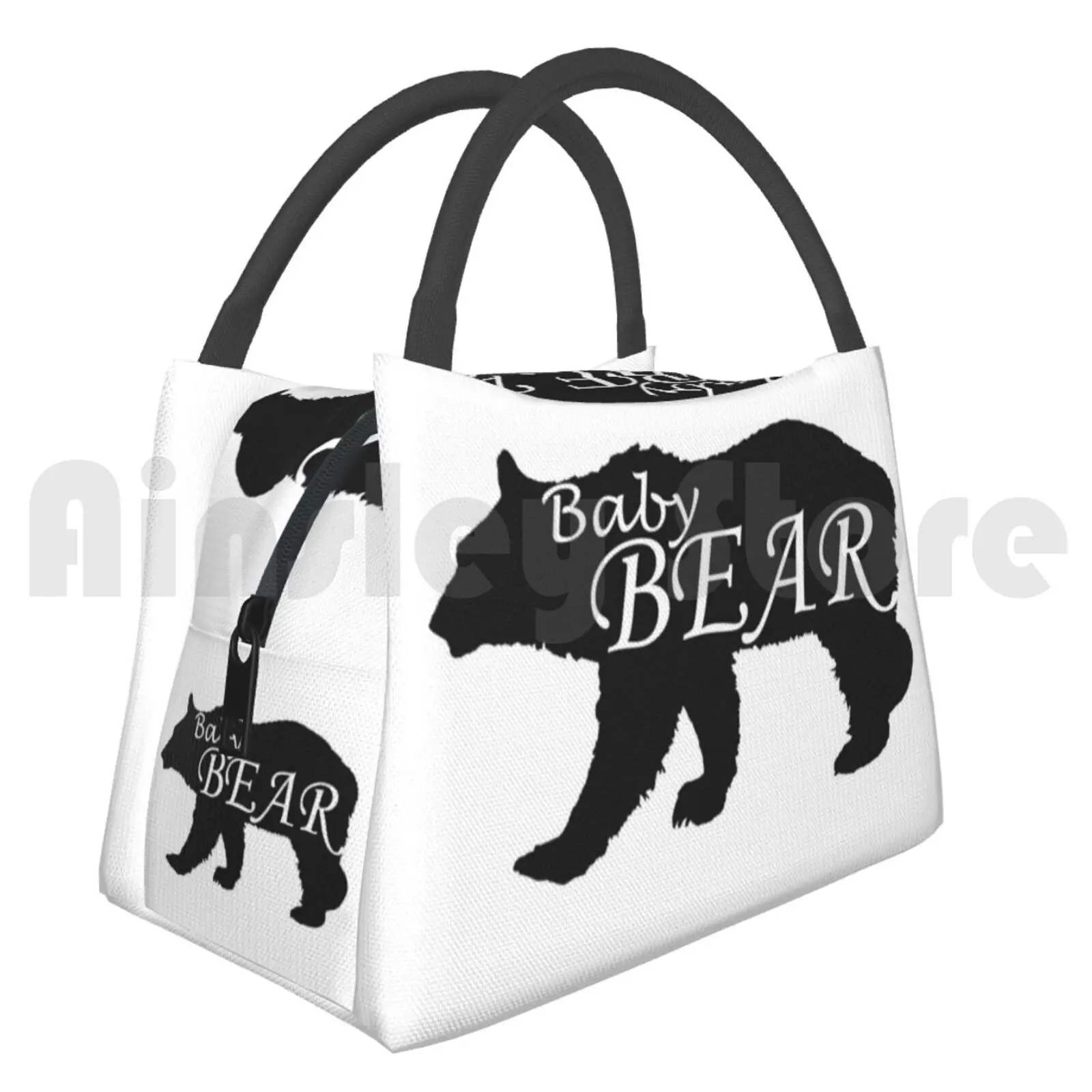 Portable Insulation Bag Baby Bear Bear Grizly Baby Bear Child Family