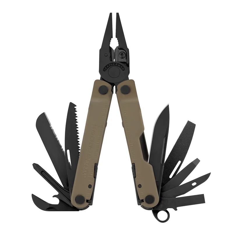 LEATHERMAN, Rebar Multitool with Premium Replaceable Wire Cutters and Saw, Stainless Steel with Sheath