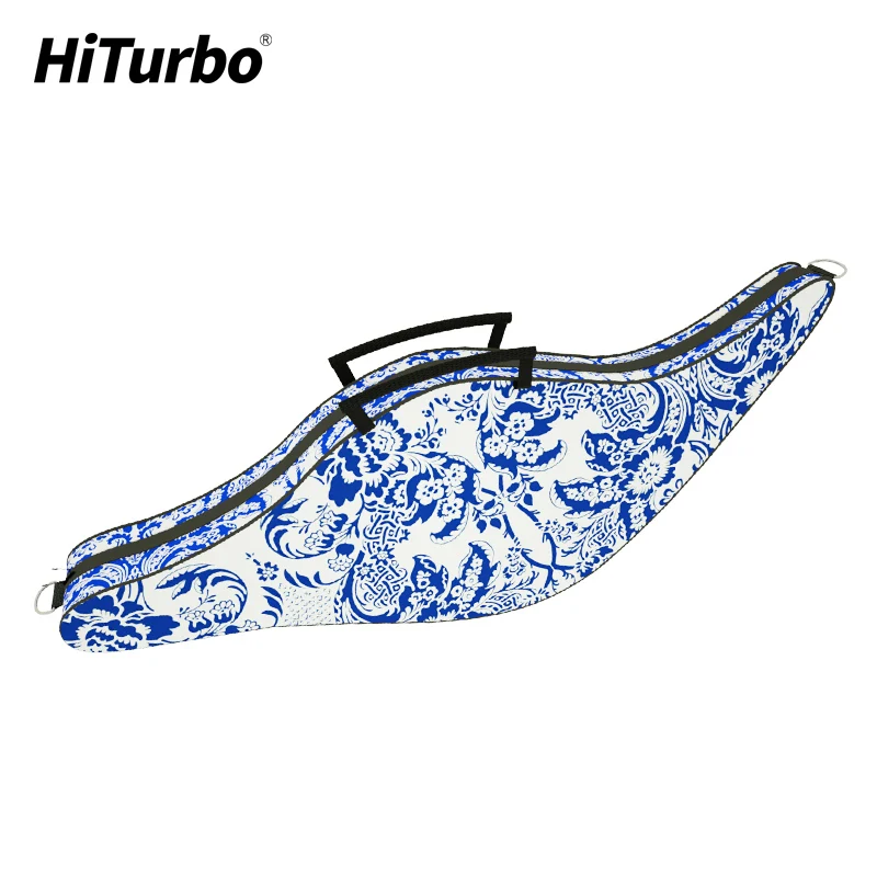 Hiturbo equipo de buceo libre, cola de sirena, bolsa de protección de aleta de buceo