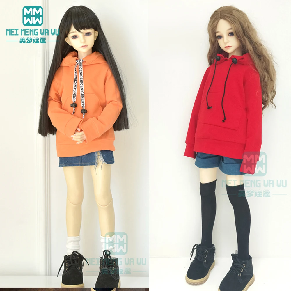 Doll clothes accessoreis fit 1/3 BJD SD13 SD10 doll fashion Sweatshirts, Hoodie，jeans, denim skirts Holiday girl gifts