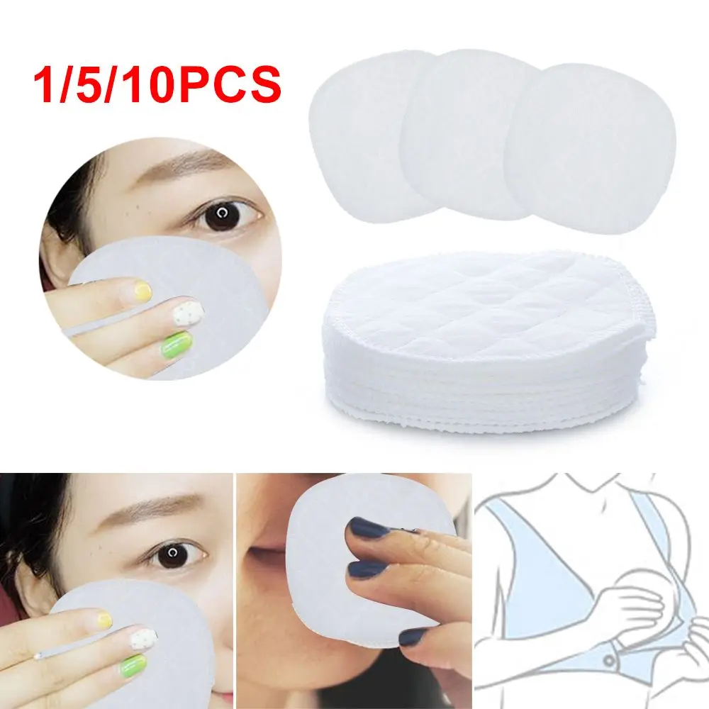 1/5/10PCS Hautpflege Wiederverwendbare Gesicht Tücher Waschbar Gesichts Reinigung Pad Baumwolle Pflege Brust pad Make-Up entferner Pad