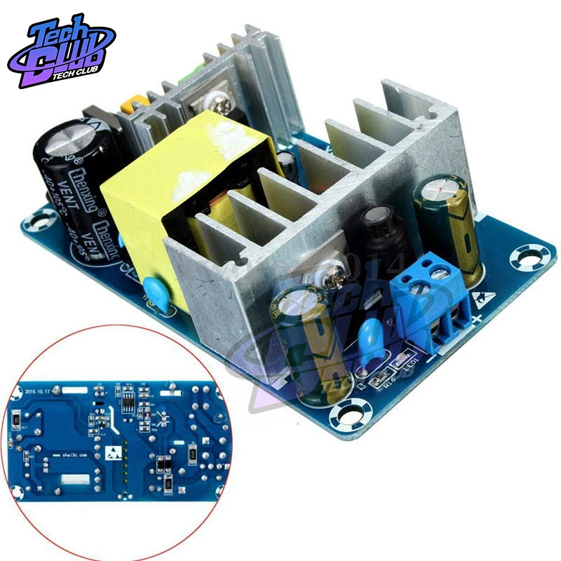 AC 85-265V to DC 24V 4A-6A 100W Switching Power Supply Board Power Supply Module Transformer Step Down Voltage Regulator Board