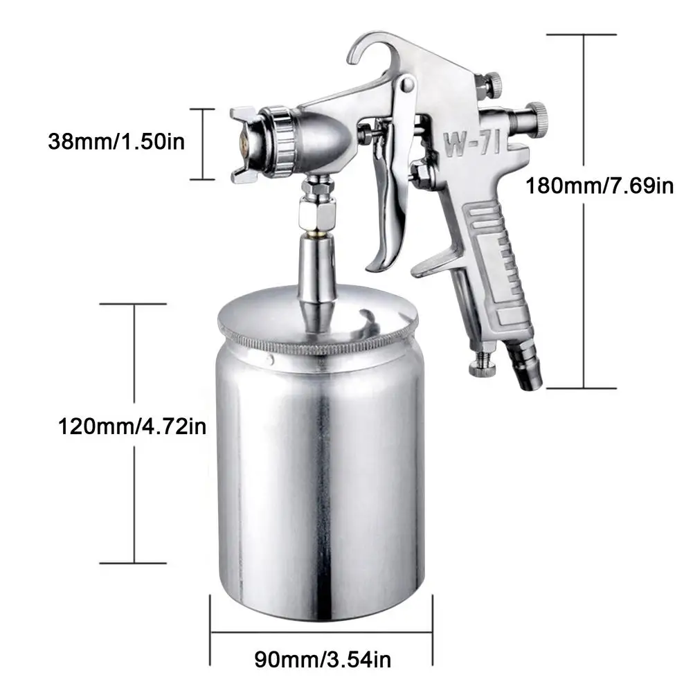 High quality F75 Pneumatic HVLP Mini Paint SprayAirbrush 1.5mm Nozzle Automotive Painting Tool Multifunction Spray Gun