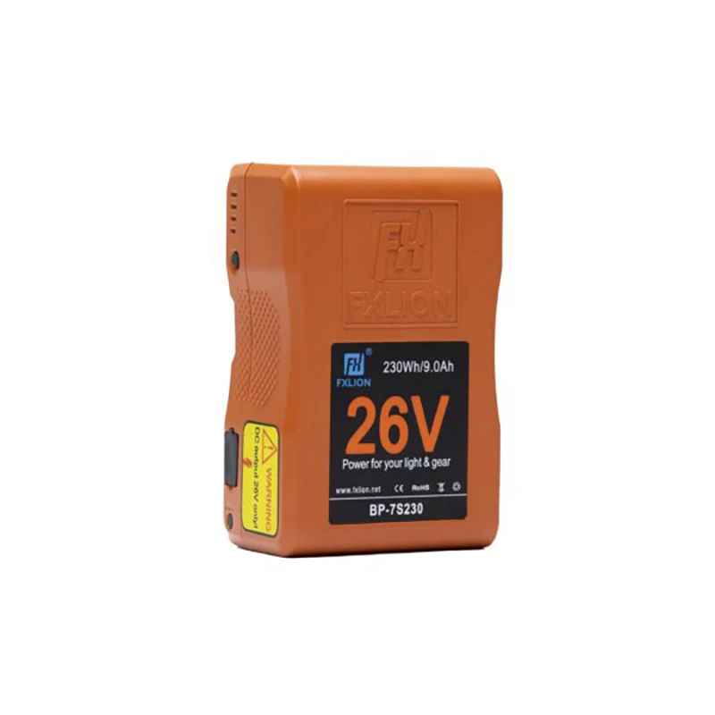 FXLION BP-7S230 26V V-Mount Battery  230Wh Camera Lithium Battery for Nanlite 720B Aputure 600X Pro 60 etc0d Pro