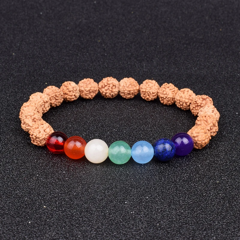 Vajra Bodhi Rudraksha Beads Bracelets Men Meditation Mala Bracelets for Women Jewelry Prayer Chakras Tibetan Buddhism Bracelet