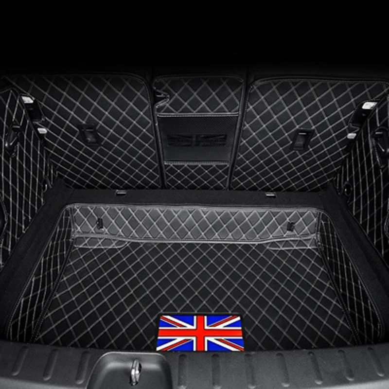 Car Trunk Pad Leather Fully Enclosed Tail Box Mat For MINI ONE Cooper COUNTRYMAN CLUBMAN F54 F55 F56 F60 R60 R56R55 Car Interior