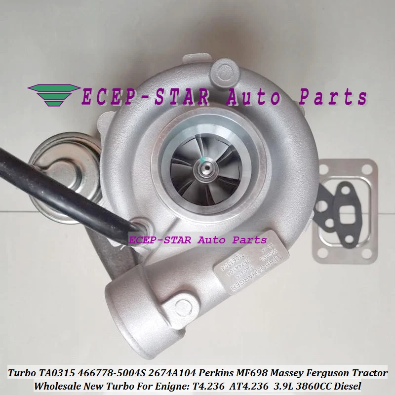 turbo TA0315 466778 466778-5004S 466778-0004 2674A108 2674A106R 2674A106 For Perkins MF698 Massey Ferguson Tractor 390T 393