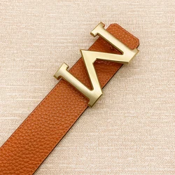 2023 ciartuar official store fashion belt 3.8 buckle for men lady belt high quality genuine leather color cow skin free shipping