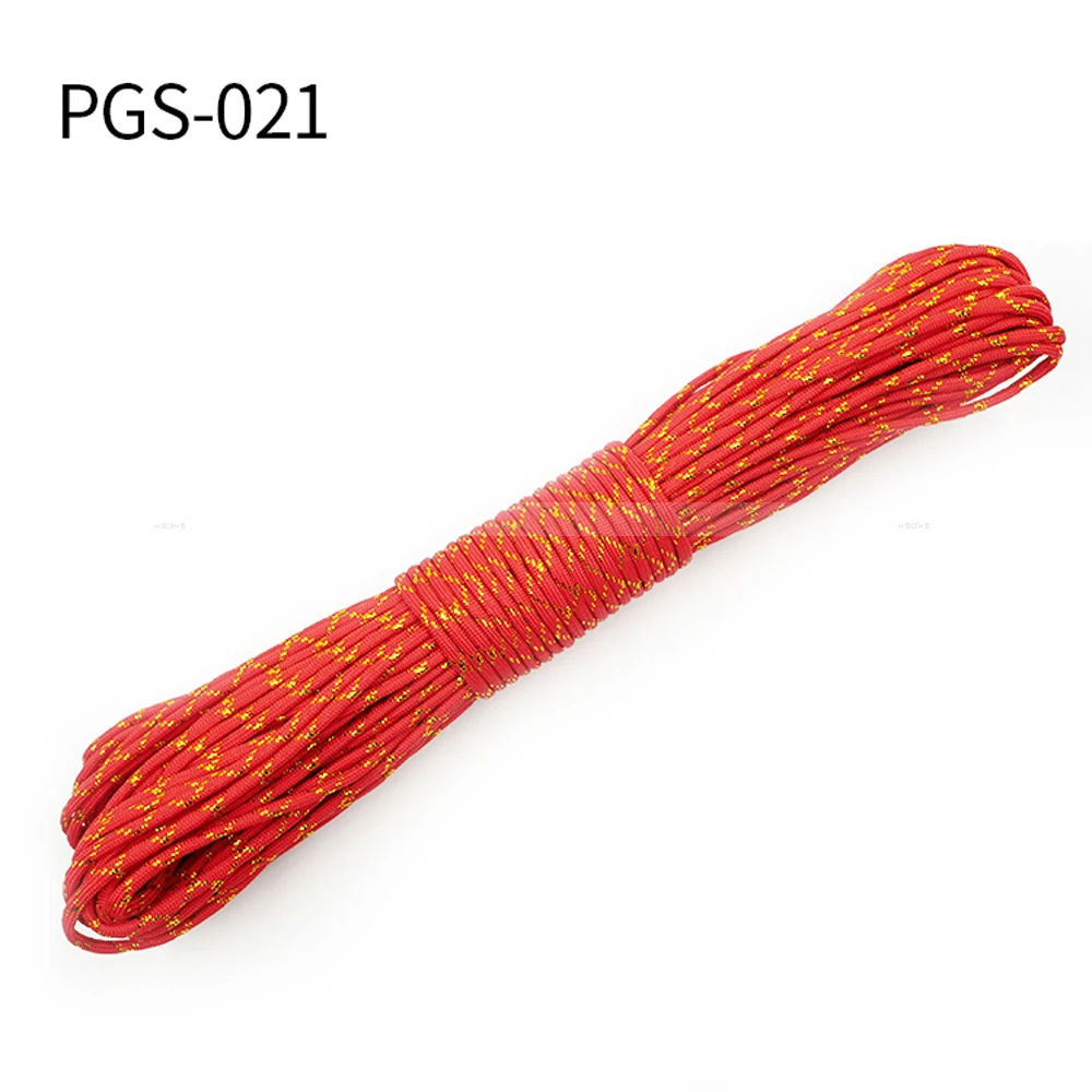 1pcs Christmas Series 550 Paracord Parachute Cord Lanyard Mil Spec Type III 7 Strand Core 100 FT Christmas Gift