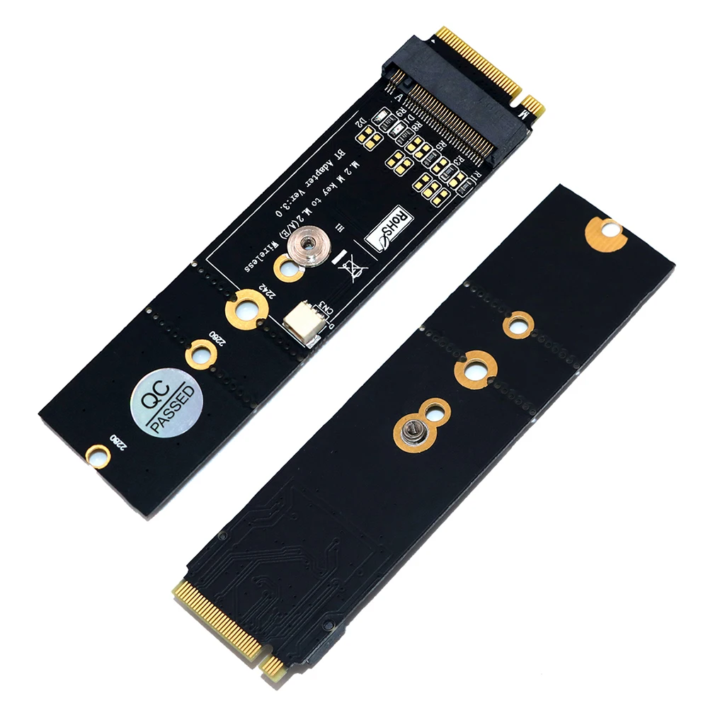 M.2 Wifi Adapter Wireless Wifi Bluetooth Adapter PC Wifi Adapter M.2 NGFF Key A to M.2 Key M Converter Card for Intel 8265 9060