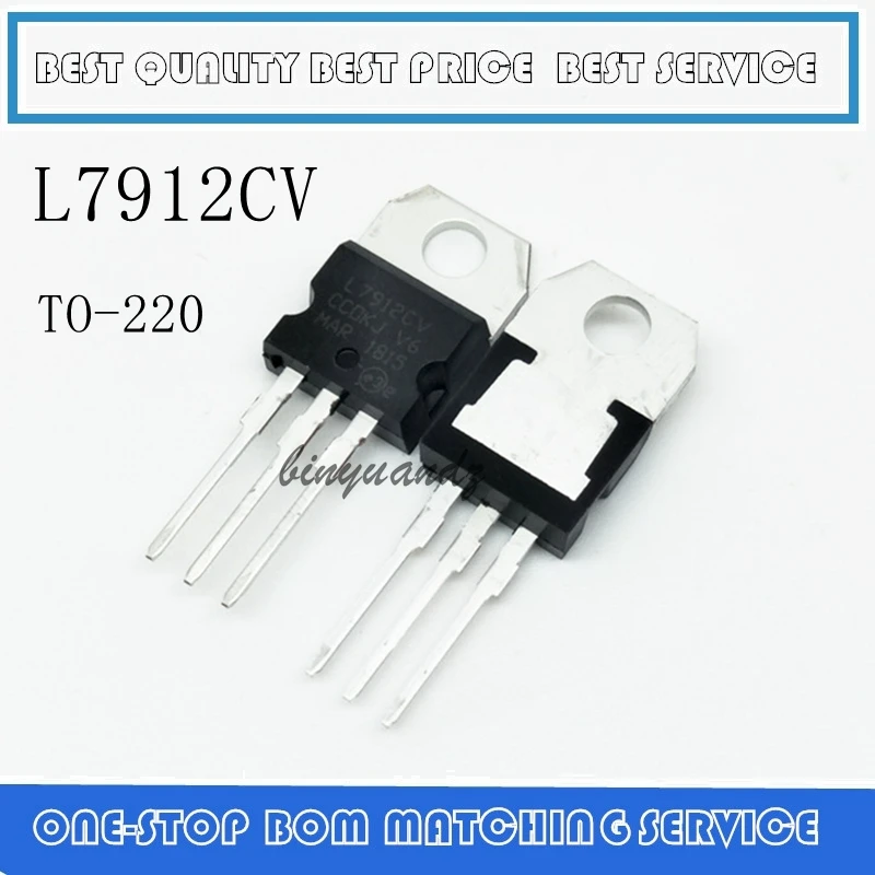 Reguladores de tensão 10cv, l7810cv, l7912cv, l7908cv, l7909cv, l7915cv, l7905cv para-220