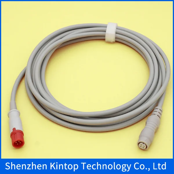 Compatible New High quality! Biolight 4pin IBP cable, IBP sensor trunk cable and disposable pressure transducer