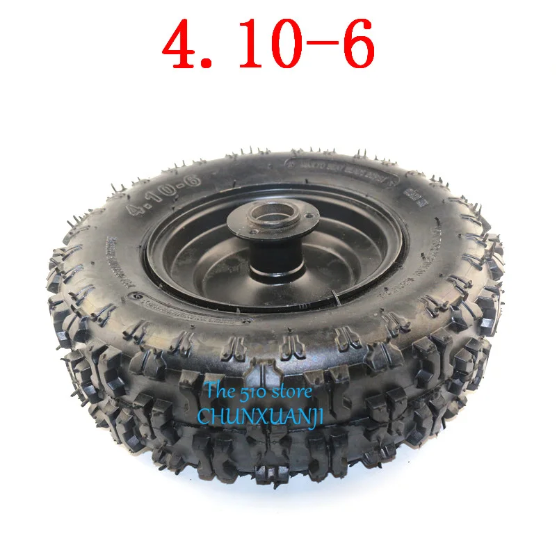 Size 4.10-6 tire and inner tubeFit All Models ATV Go kart MIni Quad 47cc 49cc snowplow tires Snowmobile tires