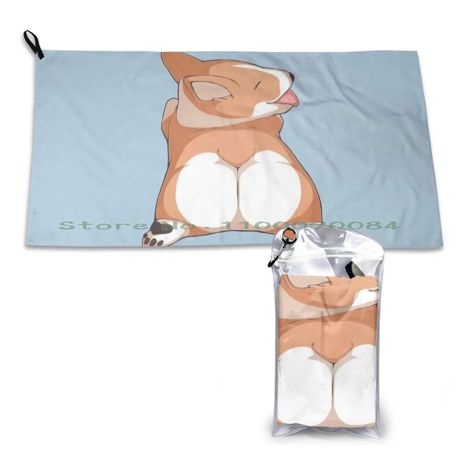 Cute Corgi Butt Quick Dry Towel Gym Sports Bath Portable Miguel Oliveira Johan Zarco French Marquez Johann Zarco 5 Argentinia