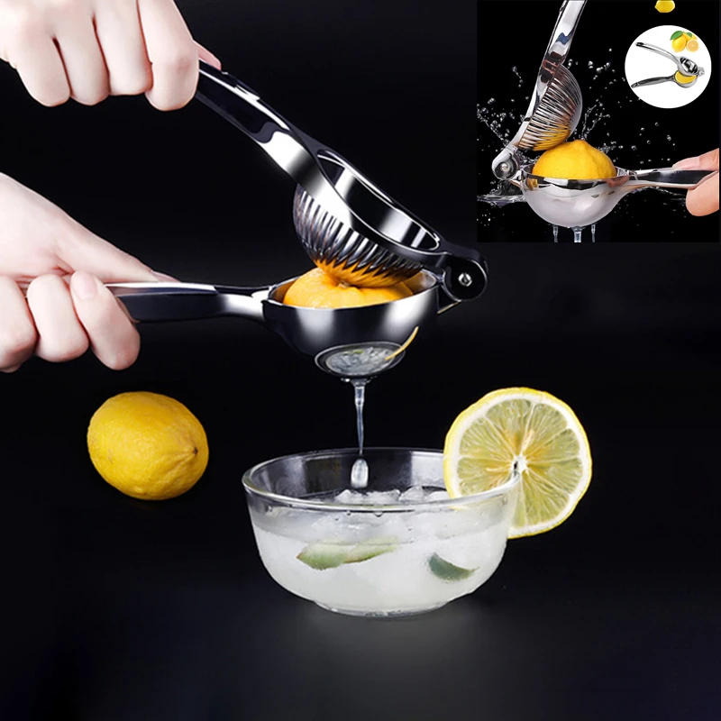 

Manual Citrus Juicer Hand Orange Squeezer Lemon Fruit Juicer Press Machine Stainless Steel Bar Kitchen Accessories Gadget Tools