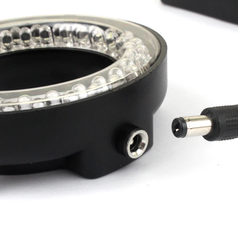 ปรับ144 LED Light Illuminator โคมไฟสำหรับอุตสาหกรรมวิดีโอสเตอริโอกล้องจุลทรรศน์กล้องเลนส์แว่นขยาย