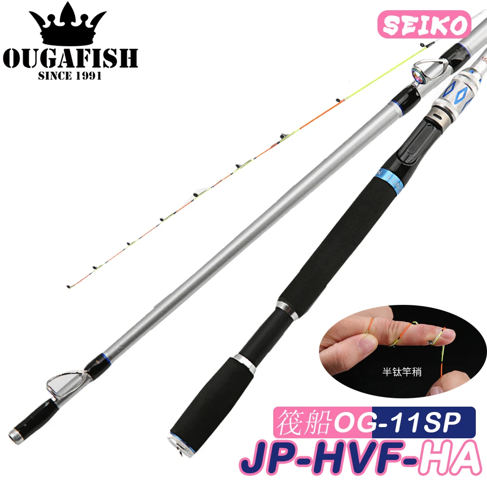 

2022 Spinning Fishing Rod Sea Boat 1.3m-2.1m Double Tip UL&L Canne A Peche Carbonne Fiber Saltwater Accessories 2 Section Tools