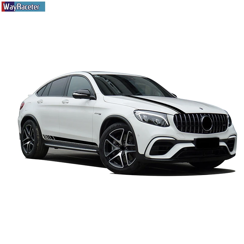 Edition 1 AMG Car Hood Decal Side Stripes Skirt Sticker For Mercedes Benz GLC Class X253 C253 Coupe GLC43 GLC63 GLC250 GLC300