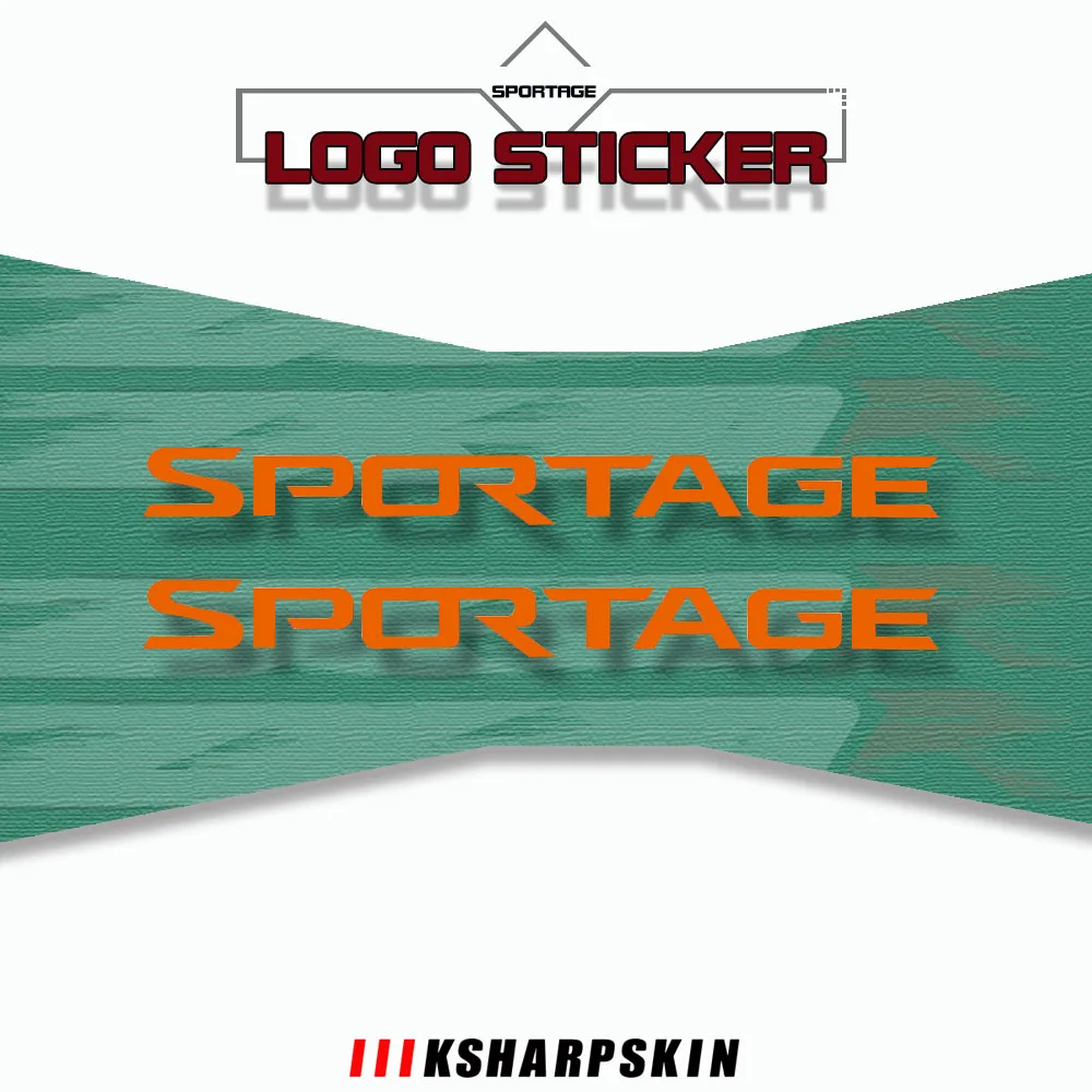 

Motorcycle modified car stickers decorative cool reflective logo stickers suitable for kia nuovo sportage