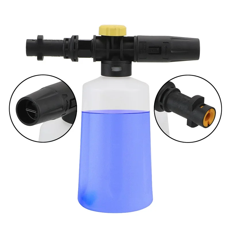 700ML Snow Foam Lance For Karcher K2 K3 K4 K5 K6 K7 Car Pressure Washers Soap Foam Generator With Adjustable Sprayer Nozzle