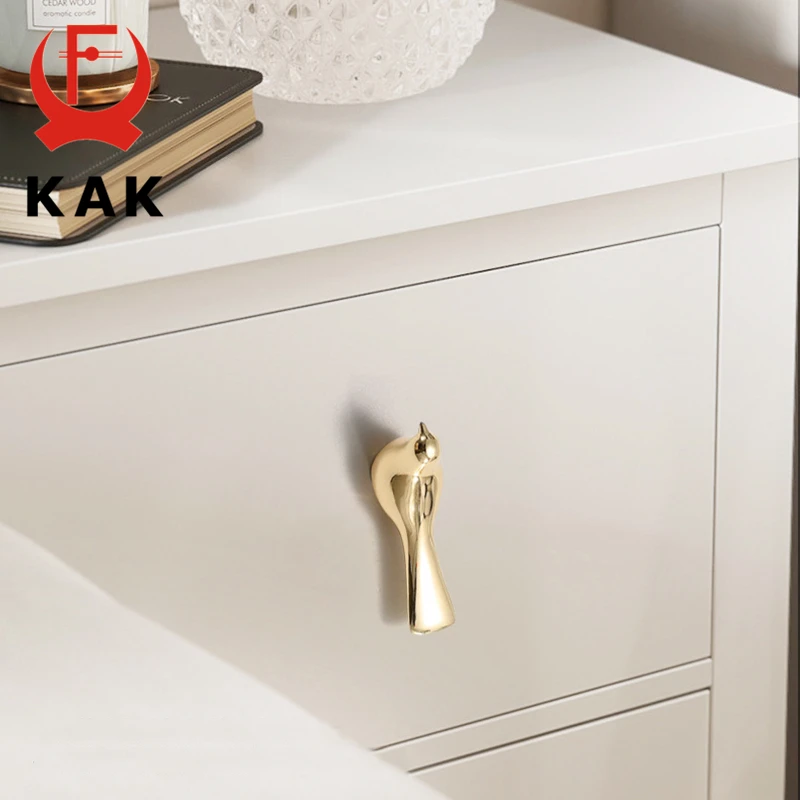 KAK Fashion Decoration Wall Hooks Gold Cabinet Knobs and Handles Dresser Knobs Pulls Hat Bag Hanging Hook Wall Cabinet Hardware