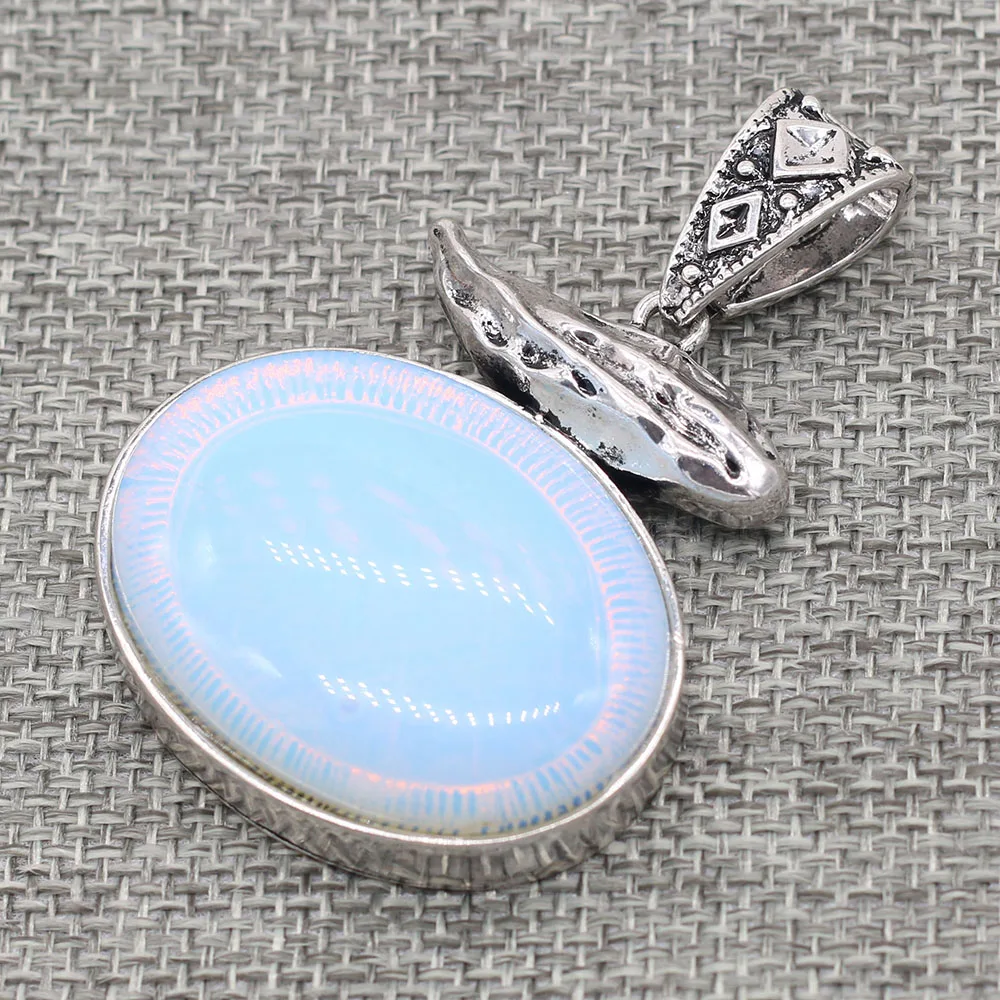 2024 New Natural Stone Abalone Shell Charms Boho Rose Quartzs Agates Pendant for Women Jewelry Making DIY Necklace Accessories image 4