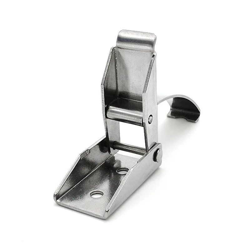 Industrial Hardware Stainless Steel Hasp Latch Lock Cabinet Mechanical Equipment Chains Fastening Buckle