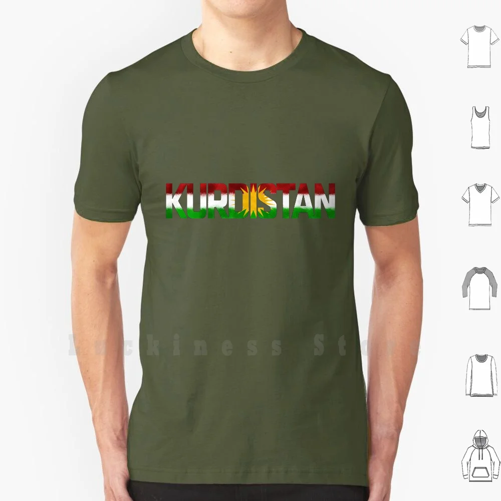 Kurdistan Flag T Shirt Big Size 100% Cotton Outta Straight Kurdistan Kurdish Kurdish Strength Kurdish Pride Power Resilience