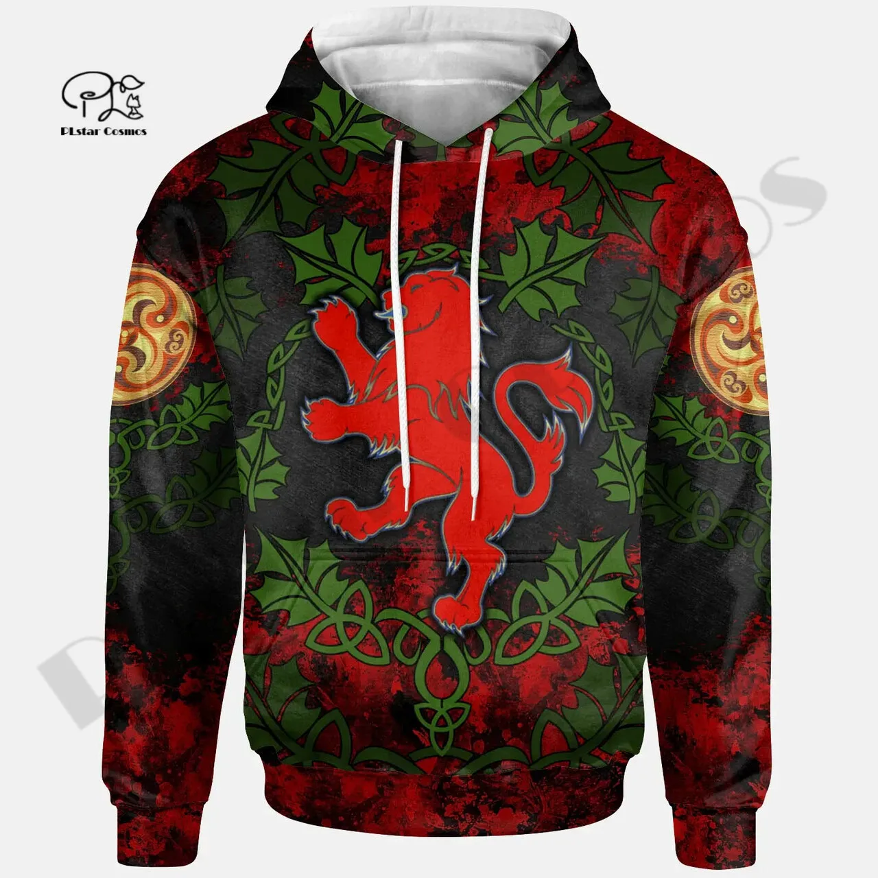 

PLstar Cosmos 3DPrint Newest Ireland Celtie Scottish Unique Men/Women Hrajuku Casual Streetwear Hoodies/Zip/Sweatshirt Style-4